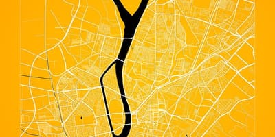 মানচিত্র রাজধানী কায়রোর রাস্তায়